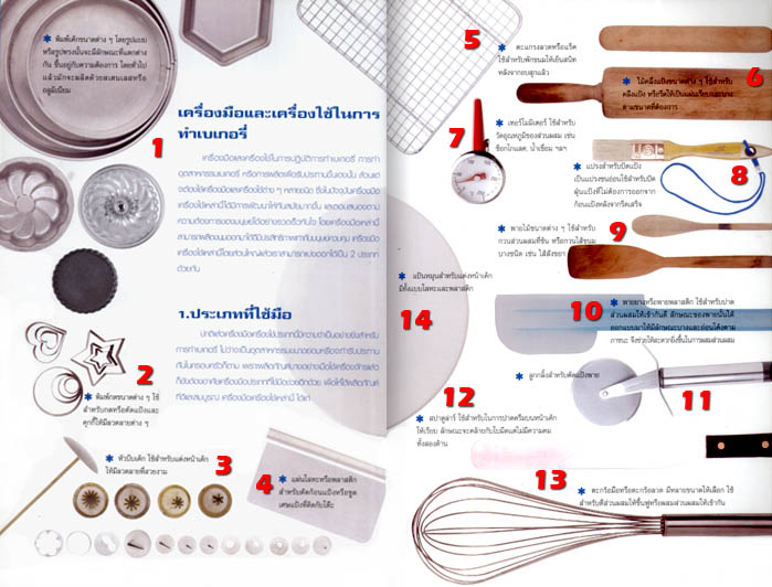 อุปกรณ์ในการทำเบเกอรี่