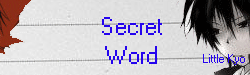 Secret Word [1827] 