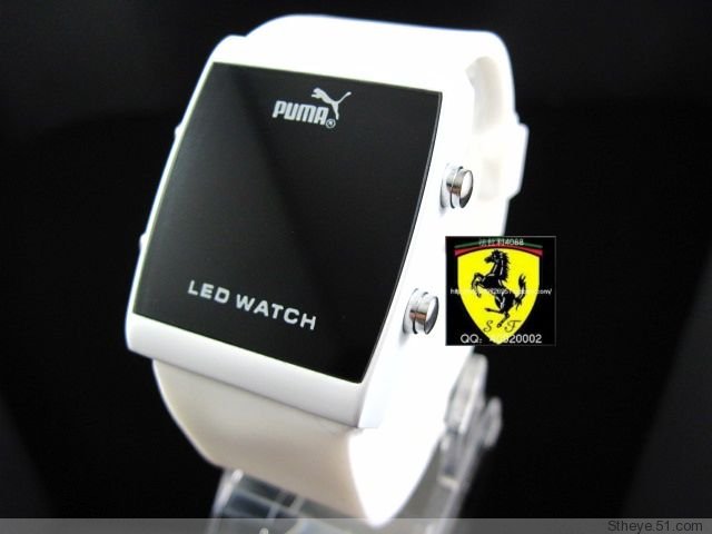 puma led watch instructions