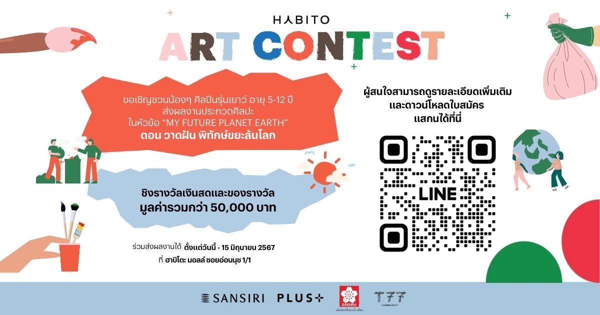 ประกวดวาดภาพศิลปะ Habito Art Contest 2024