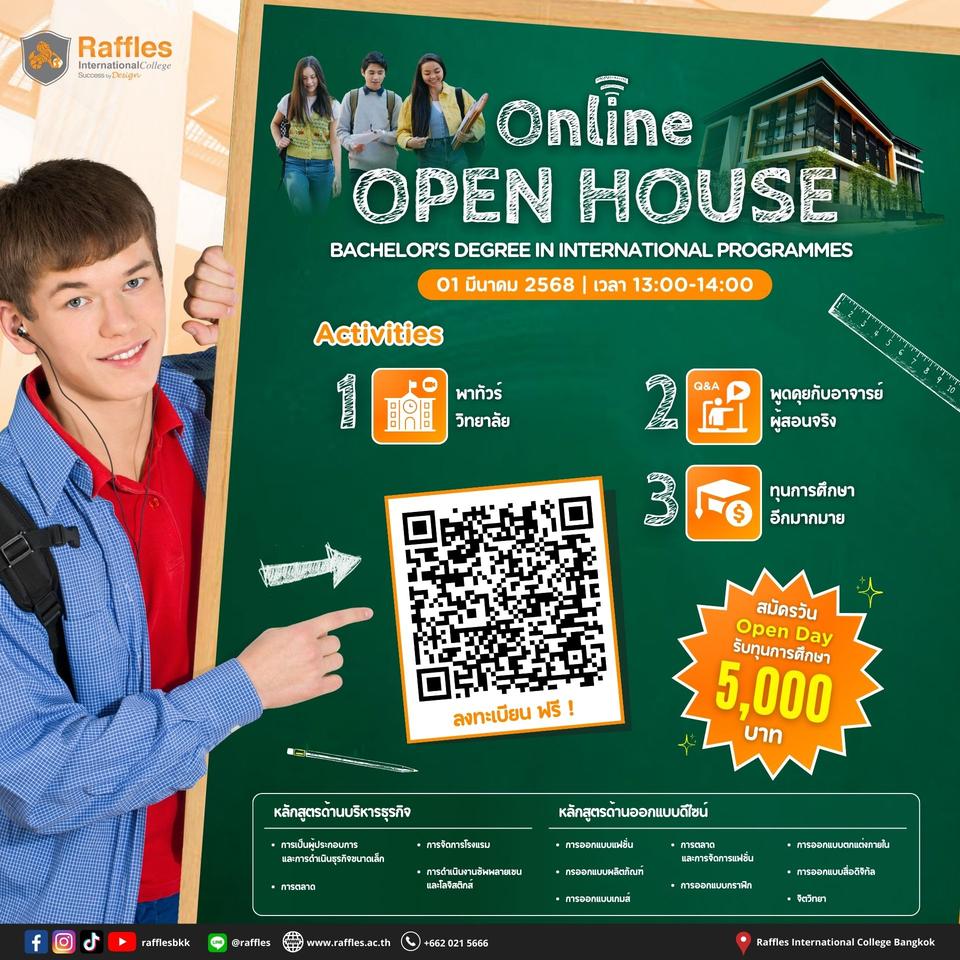 Raffles Online Open House for March 2025