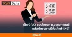 เกรดเท่าไหร่ ถึงสมัคร "ม.ธรรมศาสตร์" รอบ Quota ได้