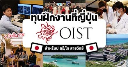 ทุนฝึกงานที่ญี่ปุ่น! โครงการ ‘OIST Research Internship’ สำหรับ ป.ตรี/โท สายวิทย์ (เทอม Fall 2022)
