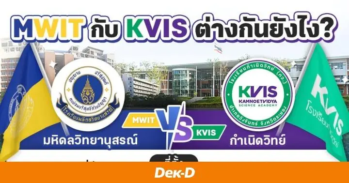 พารู้จัก! โรงเรียนมหิดลวิทยานุสรณ์ (MWIT) และกำเนิดวิทย์ (KVIS) แหล่งรวมพลเด็กเก่งวิทย์-คณิต ของประเทศไทย  