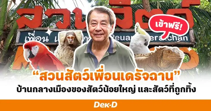 ใกล้ชิดสัตว์ฟรีๆ “สวนสัตว์เพื่อนเดรัจฉาน” บ้านกลางเมืองของสัตว์น้อยใหญ่ สัตว์ exotic และสัตว์ที่ถูกทิ้ง