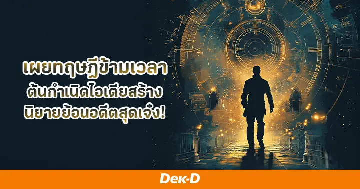 รูปบทความ 'เผยทฤษฎีข้ามเวลา ต้นกำเนิดไอเดียสร้างนิยายย้อนอดีตสุดเจ๋ง! '
