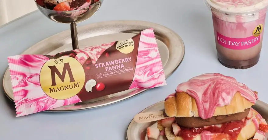แม็กนั่ม เสิร์ฟความฟินให้สุดไปอีกขั้น รังสรรค์เมนูสุดพิเศษจาก STRAWBERRY PANNA 