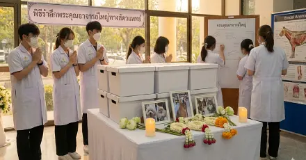 จากสัตว์เลี้ยงแสนรัก สู่ "อาจารย์ใหญ่" ภารกิจยิ่งใหญ่เพื่อสัตว์ร่วมโลก คณะสัตวแพทยศาสตร์ 