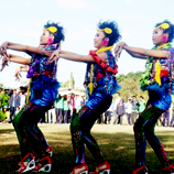 กีฬาสี ร.ร.นารีนุกูล คณะพระญาณ สีน้ำเงินจ้า(จ.อุบลราชธานี)