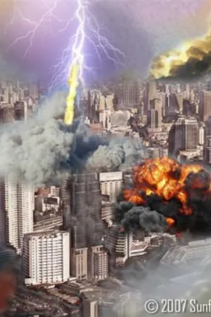 ปกนิยาย มหาวิบัติสงครามเหนือมนุษย์ถล่มโลก...!!!