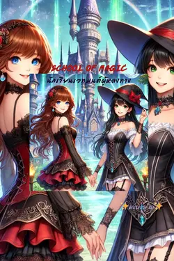 ปกอีบุ๊กเรื่อง School of magic นักเรียนเวทมนต์ผู้หลงทาง