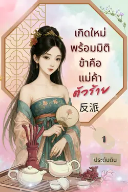 ปกอีบุ๊กเรื่อง  เกิดใหม่พร้อมมิติ ข้าคือแม่ค้าตัวร้าย เล่ม 1