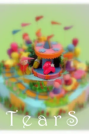 ปกนิยาย I  wanna  cry  without  my  tear.