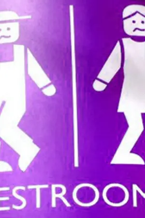 ปกนิยาย ห้องน้ำสีม่วง