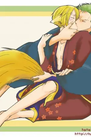 ปกนิยาย Fic Yaoi One Piece : องครักษ์ใจร้าย กับ นายเกอิชาหน้าหวาน