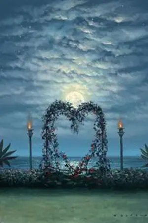 ปกนิยาย เพียงรอยจันทร์