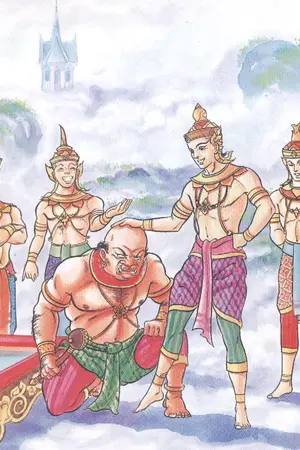 ปกนิยาย รามเกียนติ์ ตอน นารายณ์ปราบนนทก