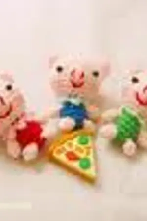 ปกนิยาย ลูหมูสามตัว