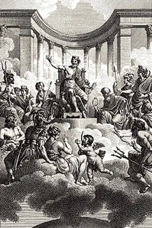 ปกนิยาย เปิดตำนาน เทพเจ้ากรีก