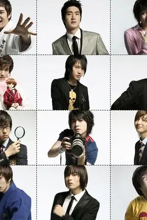 ปกนิยาย Super Junior@High School::ลิงน้อยสุดป่วน ณ มัธยมปลายสุดฮา!!