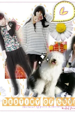 ปกนิยาย ♫  destiny of  love ,, วุ่นรักนักเรียนหอ ♫