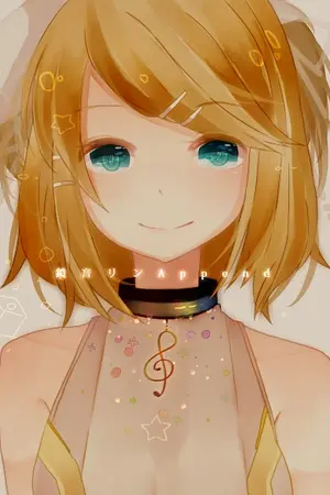 ปกนิยาย (fic vocaloid) คำสัญญาเมื่อยามรุ้งฟ้าสาง  (rinxmiku)  yuri