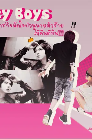 ปกนิยาย Hey Boys ภารกิจมัดใจป่วนนายตัวร้ายให้คืนดีกัน!!!