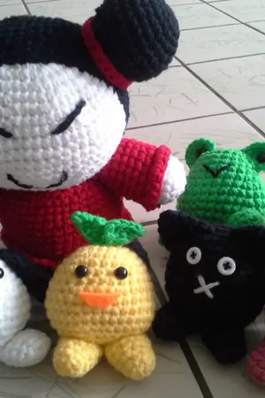 ปกนิยาย ตุ๊กตาถักน่ารักๆ