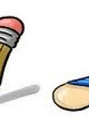 ปกนิยาย ดินสอ กับ ยางลบ