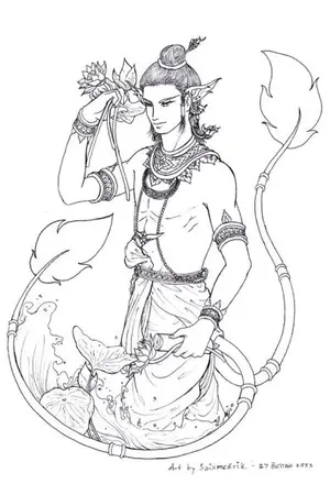 ปกนิยาย หทัยรักแห่งนาคา (แรงรักนาคา)