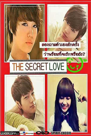 ปกนิยาย **THE SECRET LOVE**รักลับๆฉบับ "ฉัน"และ"นาย"