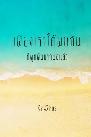 ปกนิยาย เพียงเราได้พบกัน ก็ผูกพันมากพอแล้ว