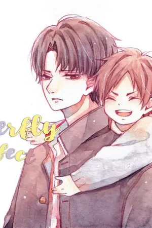 ปกนิยาย [พร้อมส่ง](END)[Fic Attack on Titan] The Butterfly Effect #ใต้ปีกผีเสื้อ (Levi x Eren)