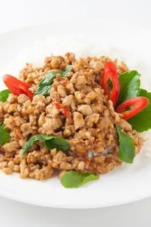 ปกนิยาย กะเพราหมูสับ