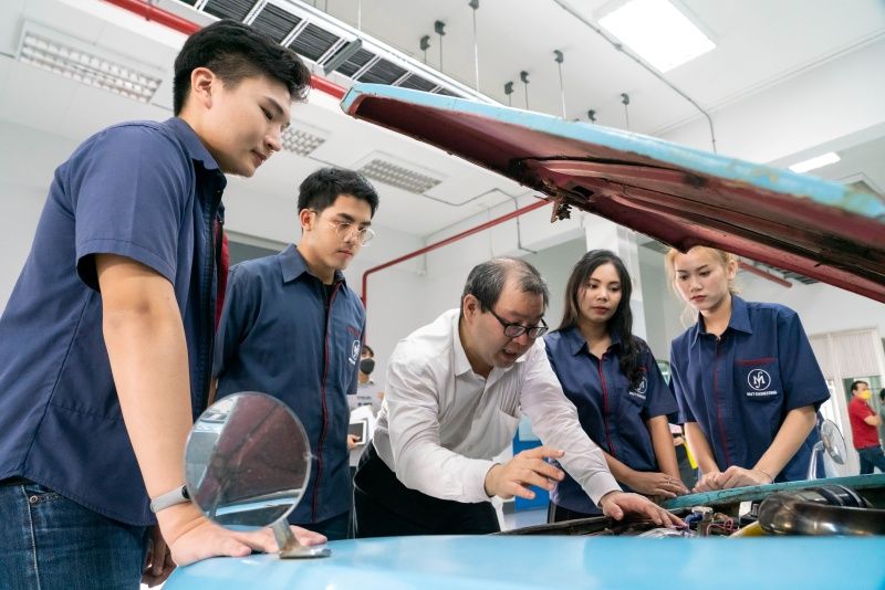 ห้องปฏิบัติการ วิศวกรรมเครื่องกล สอนจากอุปกรณ์จริงเลย