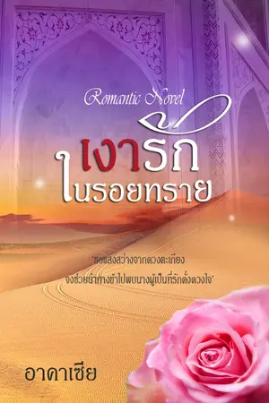 ปกนิยาย เงารักในรอยทราย (ทะเลทราย)