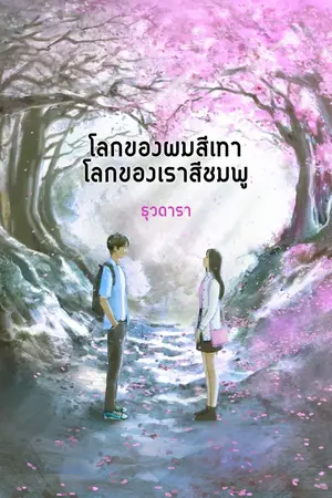 ปกนิยาย โลกของผมสีเทา โลกของเราสีชมพู