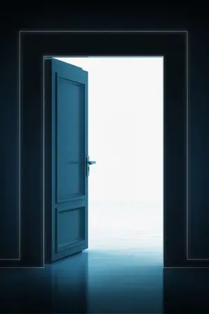 ปกนิยาย หญิงสาวกับประตูวิเศษณ์ของผู้สร้าง...