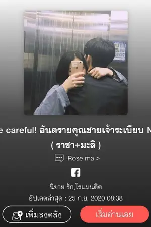 ปกนิยาย Be careful! อันตรายคุณชายเจ้าระเบียบ