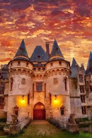 ปกนิยาย เจ้าหญิงกับปราสาท