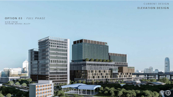 ภาพจำลองอาคารเรียนและโรงพยาบาลคณะแพทยศาสตร์ ม.เกษตรศาสตร์ เริ่มก่อสร้าง เม.ย.67