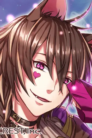 ปกนิยาย The Purple Cat & The Black Flower