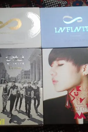ปกนิยาย อัลบัม INFINITE มือสองสภาพดี