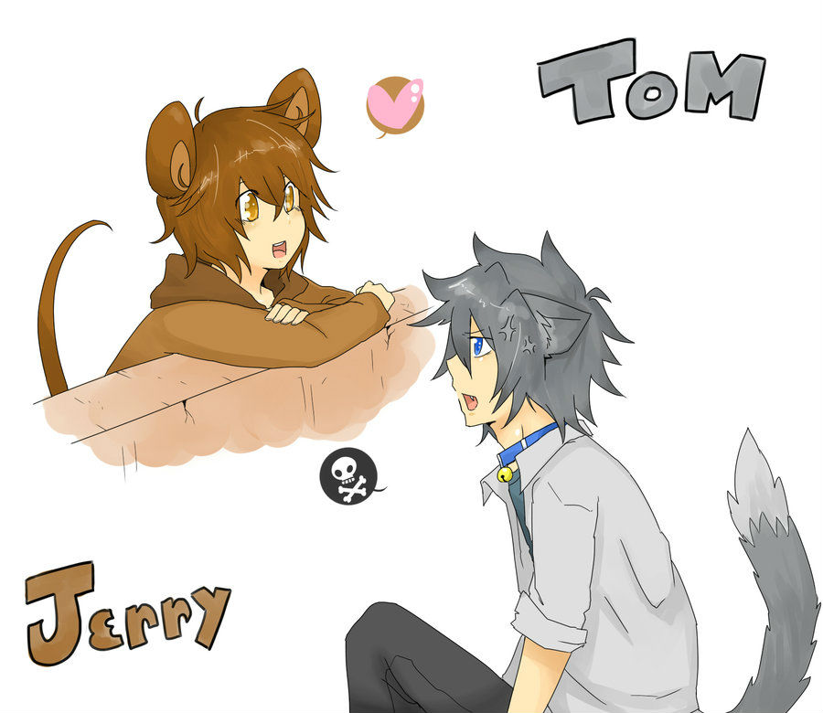 Tom and jerry ถ้าเป็นคนมันจะน่ารัด(?)ขนาดนี้(แถมยังน่าจิ้น=,.=)