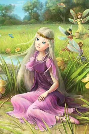 ปกนิยาย เจ้าหญิงดอกไม้กับเจ้าชายตะวัน