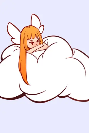 ปกนิยาย แอบมองจากบนเมฆ