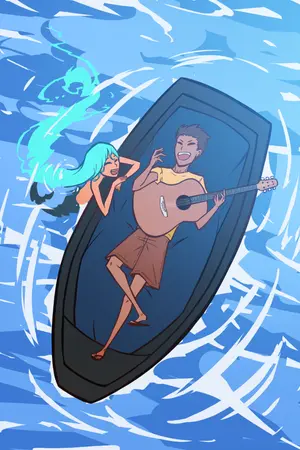 ปกนิยาย นักแต่งเพลงกลางมหาสมุทร