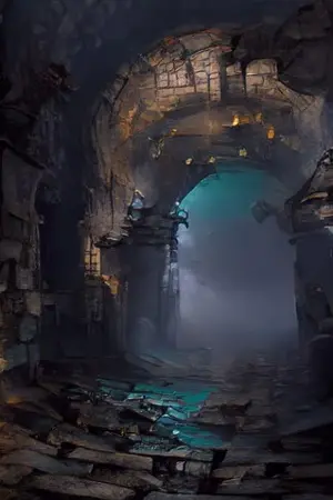 ปกนิยาย The Dungeon of madness