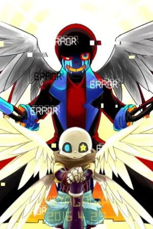 ปกนิยาย [UNDERTALE AU] รักของผู้สร้างและผู้ทำลาย (Erorr X Ink)