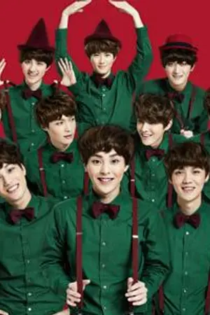 ปกนิยาย exo and my friend